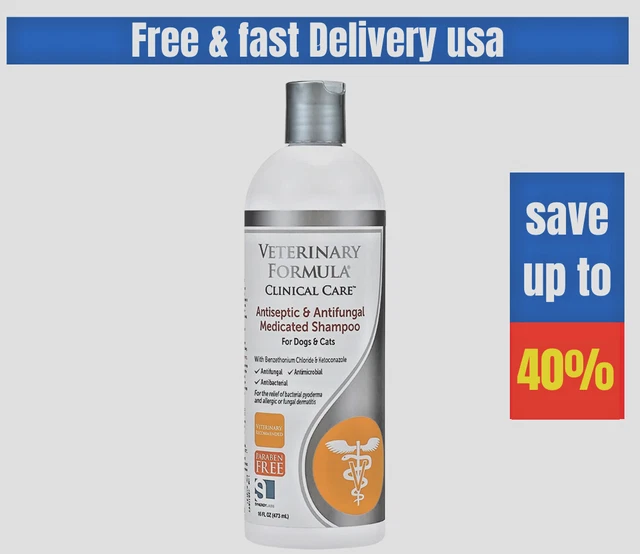 VETERINARY FORMULA CLINICAL Care Antiseptic and Antifungal Shampoo for