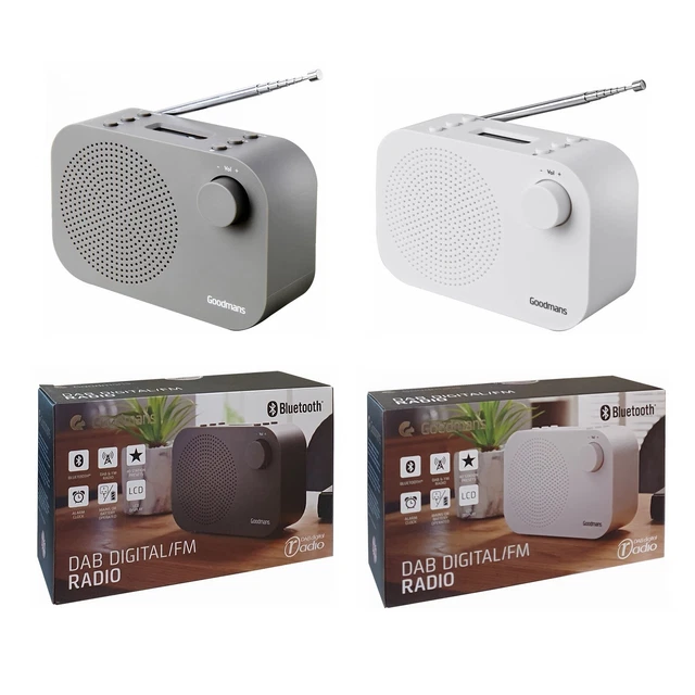GOODMANS PORTABLE DAB & FM Radio With Digital Display And Bluetooth