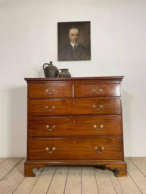 Victorian Antique Mahogany Chest Of Drawers