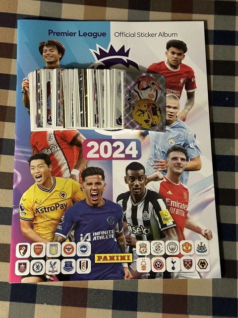 Pl Sticker PANINI PREMIER LEAGUE 2024 Bundle Of 200 Stickers All Different + Empty ...