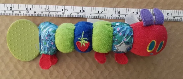The World of Eric Carle - The Very Hungry Caterpillar Rattle Teether, Pre Owned