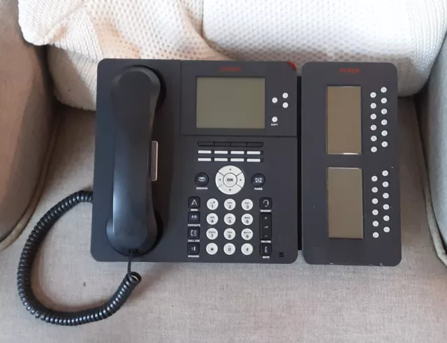 Avaya 9650 IP Telephone & SBM24 Button Module Untested