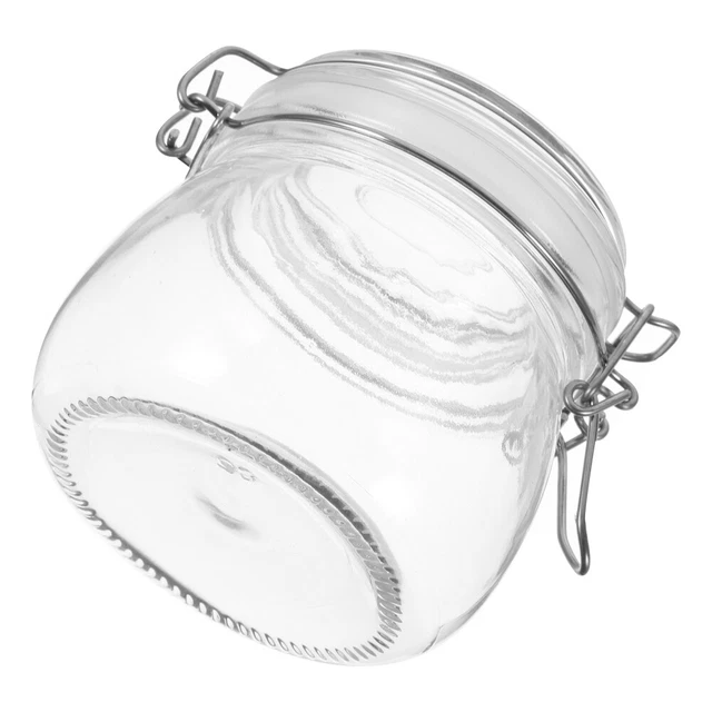 Barattoli Vetro Con Coperchio 540ML - Ermetici, Con Cucchiaio, Ideali Per Dispensa, Spezie, Caffè, Noci - Foto 4