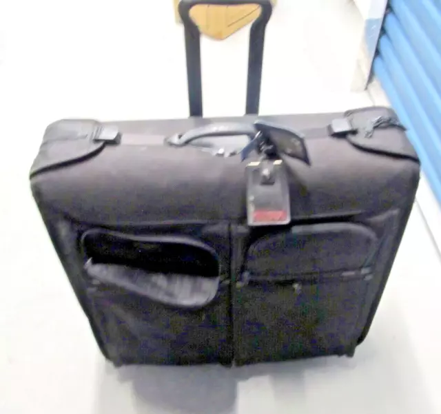 Tumi Alpha Nylon 2 Wheeled Large Rolling Garment Luggage Bag 22032Dh Black