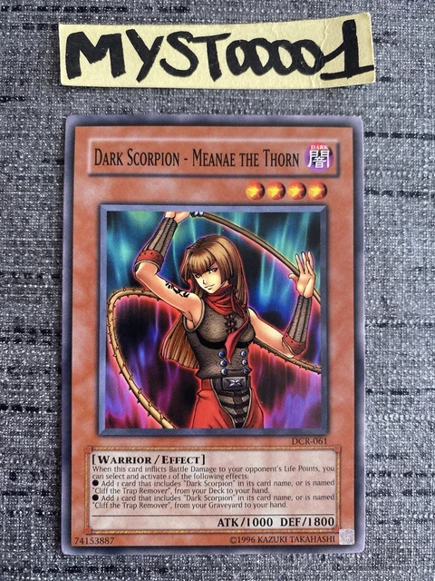 YU-GI-OH! DARK SCORPION - Meanae The Thorn DCR-061 EUR 1,20 - PicClick FR YU-GI-OH! DARK SCORPION - Meanae The Thorn DCR-061 EUR 1,20 - PicClick FR