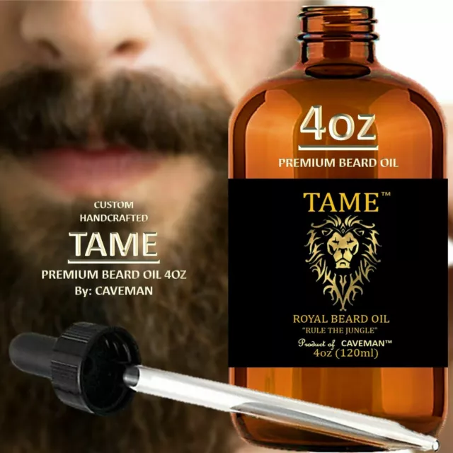 4oz Caveman™ Beard Growth Oil Men Mustache Barber Taming Grooming Style 18 Scent