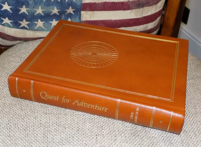 Quest for Adventure by Chris Bonington 1982 Luxury Leather Bound Signed HB Book