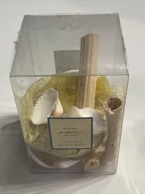 NEW Pottery Barn Ocean Potpourri Seashells Scented Fragrance Aroma Beach Shells