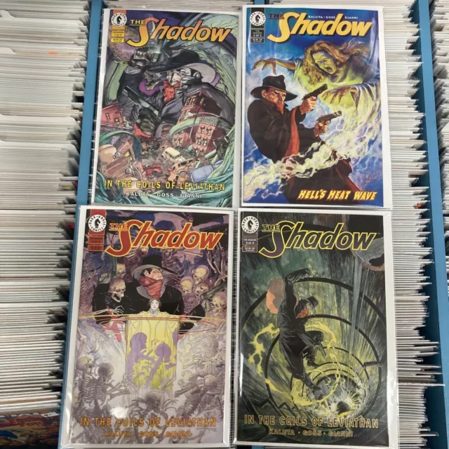 Shadow In the Coils of Leviathan Set Michael W Kaluta Gary Gianni Posters 1-4 NM