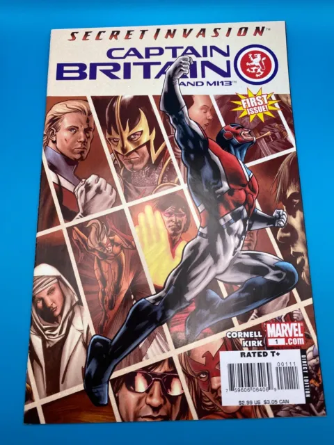 Captain Britain and MI13 Vol 1-OOP-TPB-Black Knight-Marvel Comics-2009-1st Print