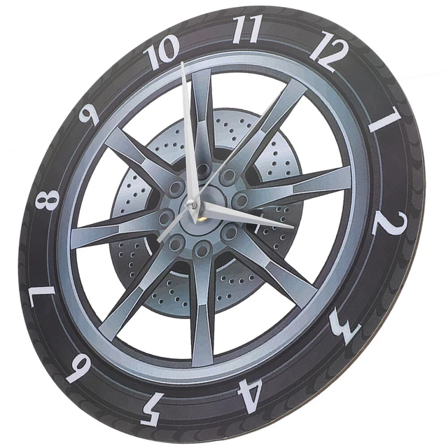 LOVIVER Orologio da Parete a Forma di Gatto, Orologio da Parete, Facile