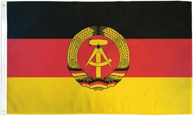 East Germany Flag 3x5ft Flag of East Germany East German Flag 3x5 100D FABRIC