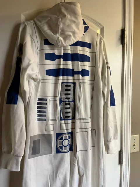 Mono de una pieza Star Wars R2-D2 blanco/azul adulto talla L