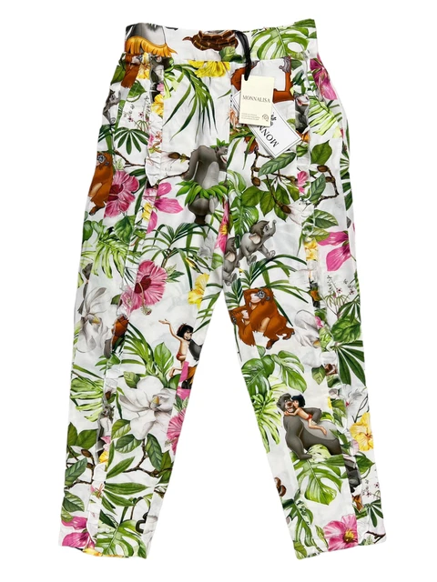 Set Monnalisa RRP £239 ETÀ 2 anni Jungle Pantaloni Top T-shirt A543 4
