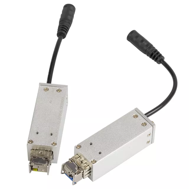 3G SDI to LC Fiber Optic Converter SMB BNC Video 10KM Transceiver SFP Adapter