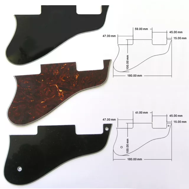 ES 335 3-ply scratch plate guitar pick guard PG21