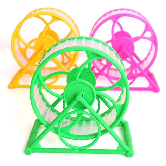 Wheel Running Exercise Scroll Silent Hamster Mouse Rat Gerbil Pet Toy^ob