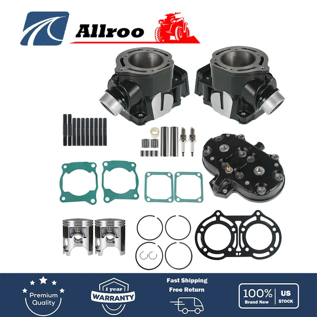Cylinder Head Piston Gasket Top End Kit For 1987-2006 Yamaha Banshee 350