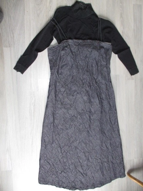 Robe Dentelle Bustier Cop Copine - Taille 36/38 - Neuf Sans étiquettes - Doublée Coton - Gris