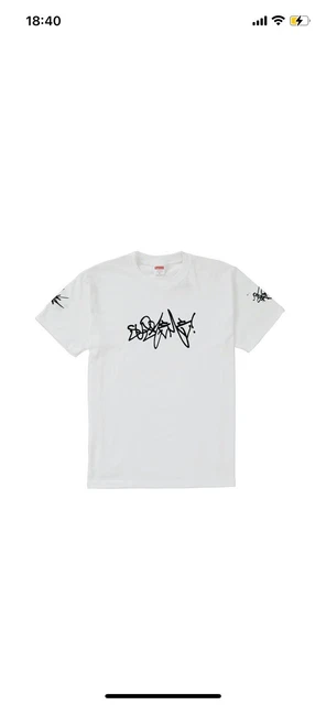 Supreme rammellzee on sale tag tee white
