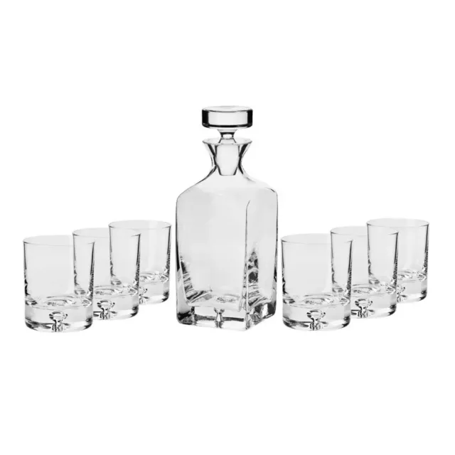 Krosno Legend Set Vasos de jarra y whisky brandy ron | 7 pcs | 750 ml | 250 ml