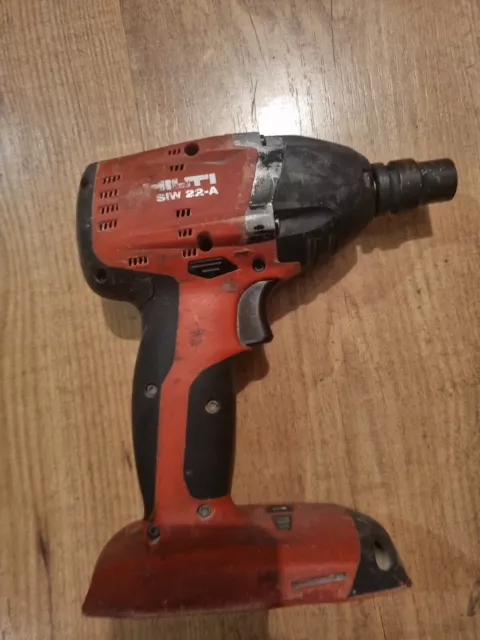 Hilti SIW 22-A Cordless 22V Impact Wrench 1/2" body only.good working order