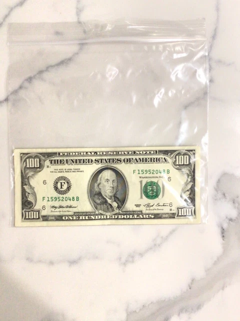 Series 1993 US One Hundred Dollar Bill $100 Atlanta ~ F 15952048B very crisp
