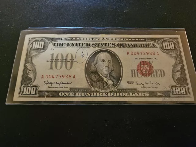 1966 100 Dollar Bill