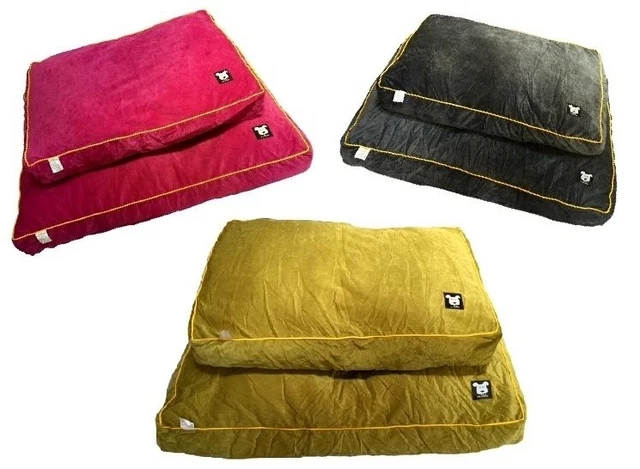 Cushion dog bed pet bed by Mr Barker available in 2 sizes and 3 colours dog beds