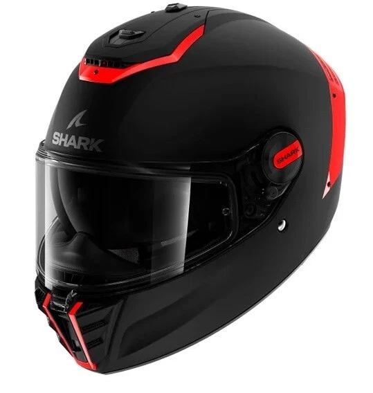 Casco de moto integral Shark Spartan RS sp Negro Mate y naranja talla M