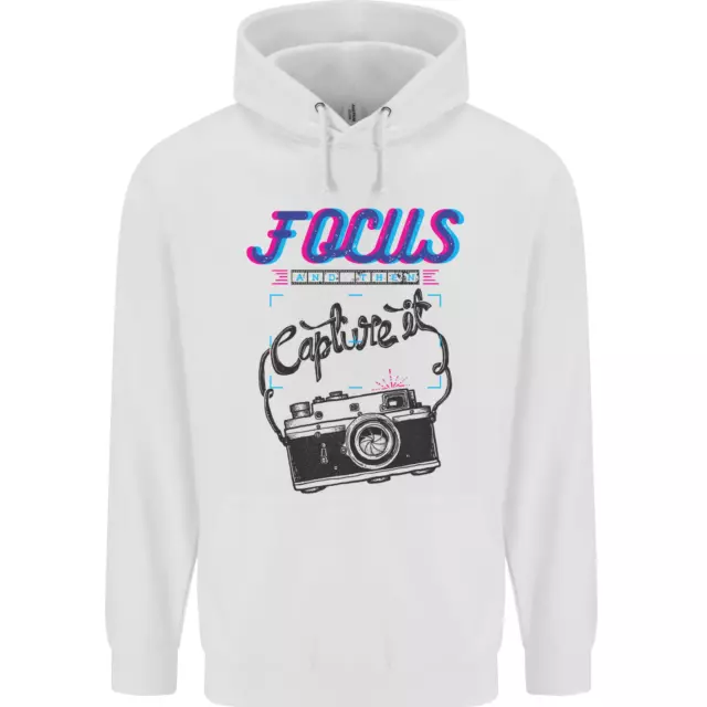 Felpa con cappuccio bambini Focus and Then Capture It fotografia bambini