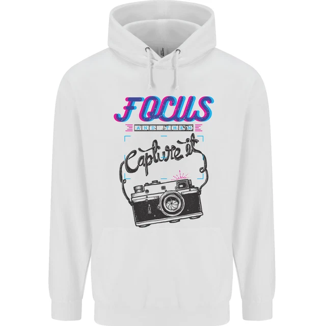 Focus and Then Capture It Photography Childrens Kids Hoodie