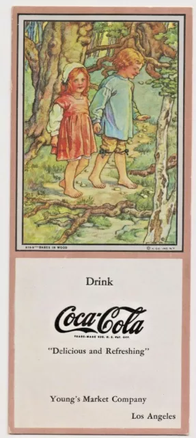 Vintage COCA-COLA Advertising Ink Blotter