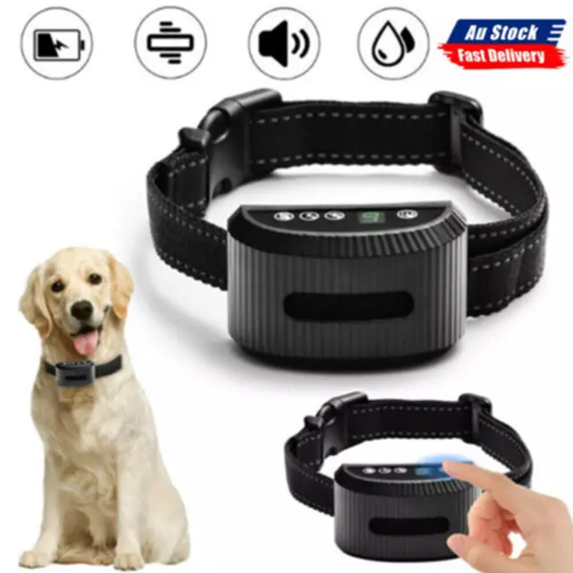 Anti Bark Electric Shock Dog Pet Training E-Collar Obedience Remote Control NEW