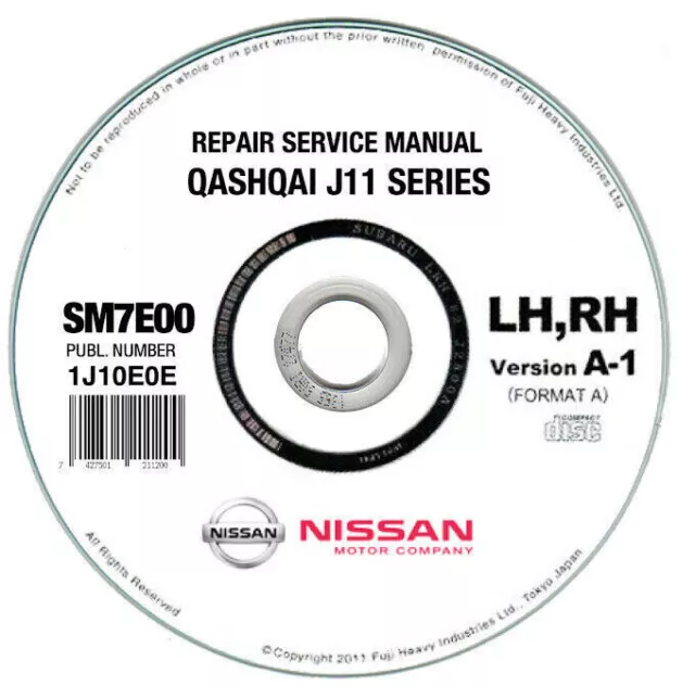 Nissan Qashqai J11 (2013-2019) manuale officina workshop manual