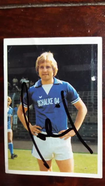 Bergmann Sammelbild 1977/78 Jürgen Sobieray Schalke 04 handsigniert