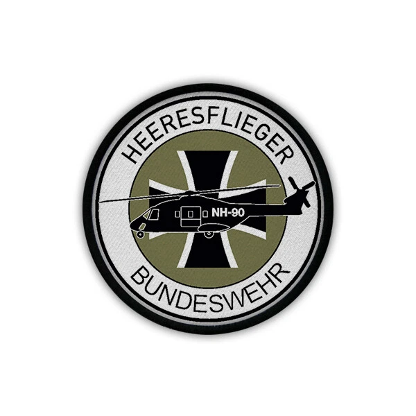PATCH HEERESFLIEGER BUNDESWEHR NH90 Heer BW Bückeburg Wappen Abzeichen ...