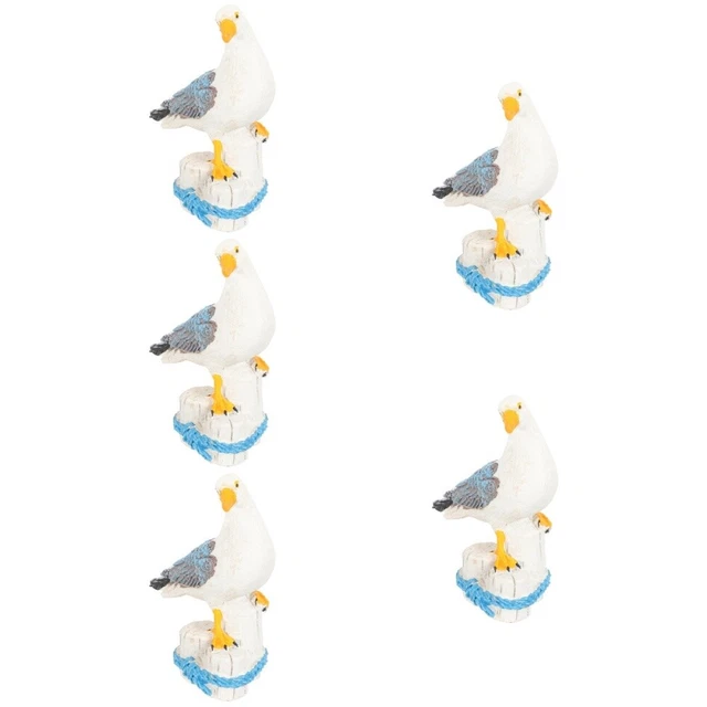 5pcs dekorative Gartenfiguren Möwe