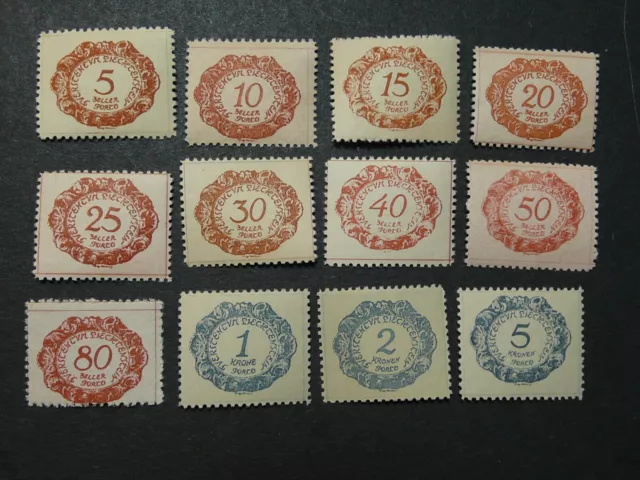 Liechtenstein, postage brands, Mi.-No.: 1-12, mint, MNH