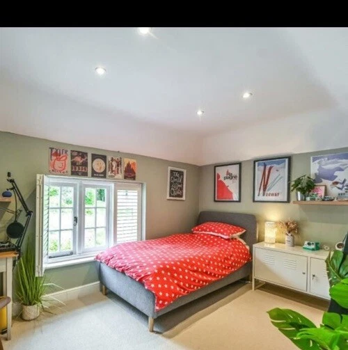 JOHN LEWIS GRACE Upholstered Bed Frame, Single, Brushed Tweed Grey £75.