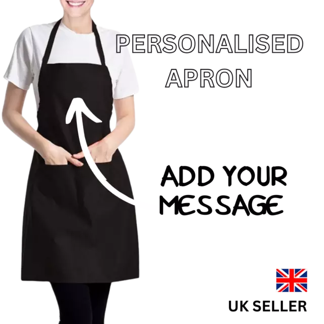 Personalised/custom Cooking Apron embroidered - Mothers Day Gift