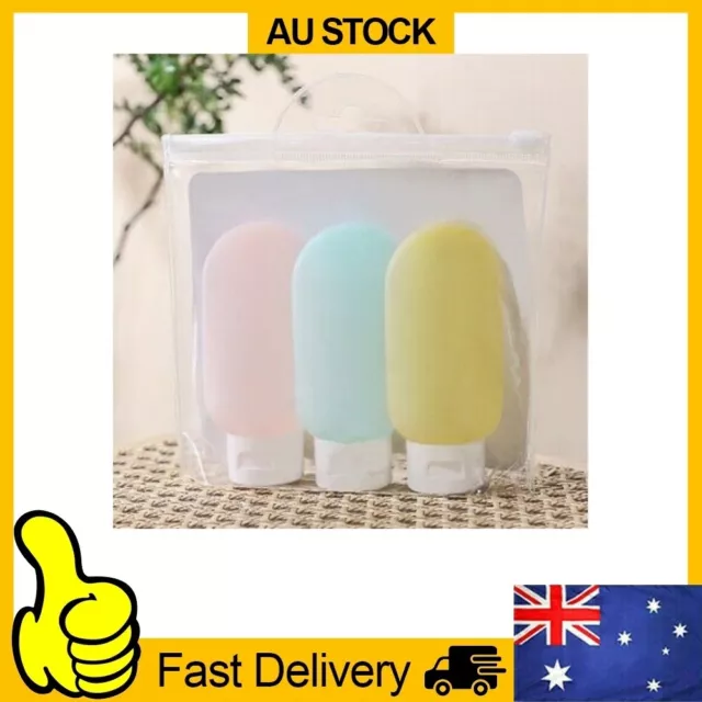 Convenient and Hygienic Travel Bottles for Toiletries 60ml Capacity Pack of 3