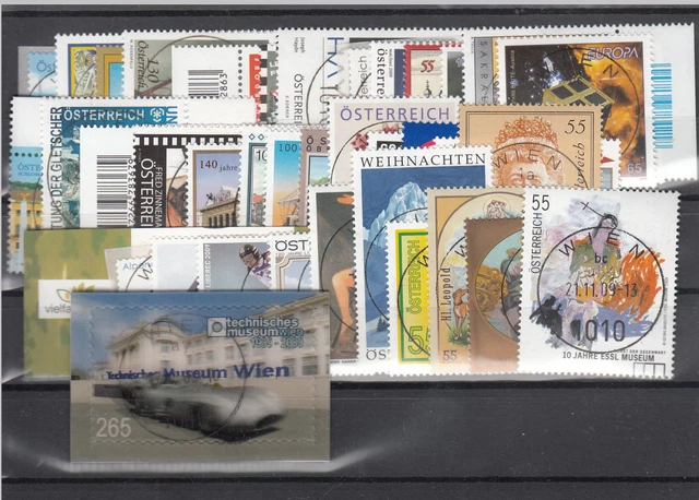Österreich ABO 2009 mit sehr sauberem Ersttagsstempel