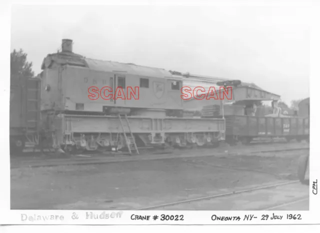 1Dd561 Rp 1962 Delaware & Hudson Eisenbahnwrackkran #30022 Oneonta Ny