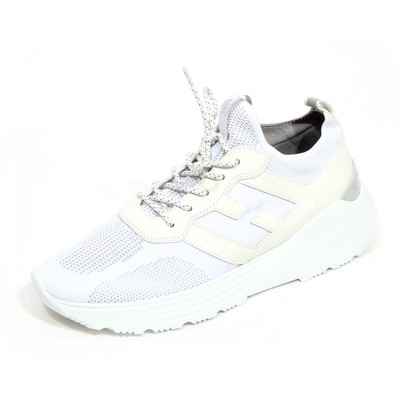 Hogan E11 sneaker uomo HOGAN H443 ACTIVE ONE tissue black/yellow shoes men 