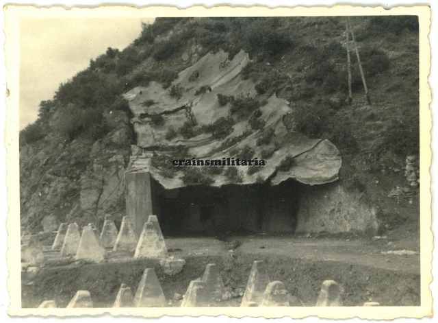 ORIG. FOTO BUNKER Panzersperren der METAXAS Linie b. Promachon