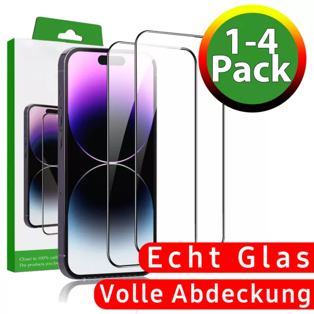 Panzerfolie Glas Display schutzglas 9H Für iPhone 14 13 12 11 XS XR Pro Max Plus