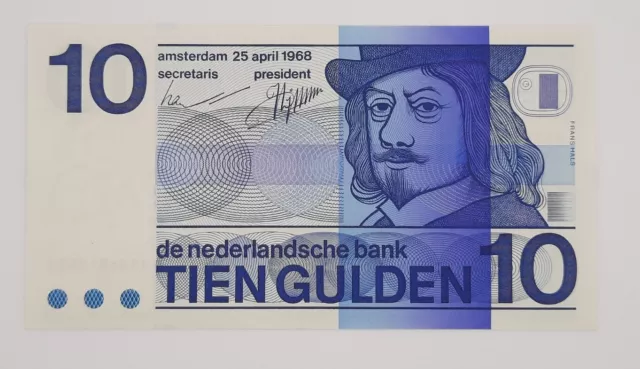1968 - De Nederlandsche Bank, NETHERLANDS  - 10 Gulden Banknote, No. 1166816502