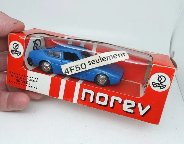 NOREV HO MATRA SIMCA BAGHEERA OCRE VOITURE TRAIN ELECTRIQUE