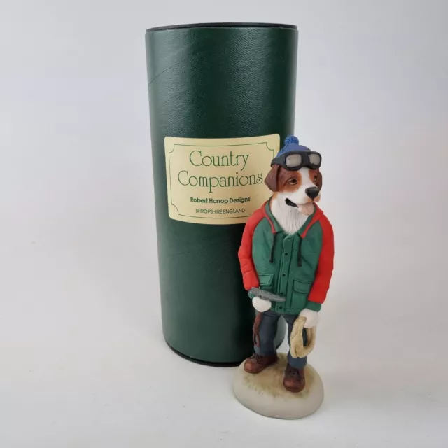 St. Bernard Dog Hiker Figure Country Companions Robert Harrop Designs Boxed